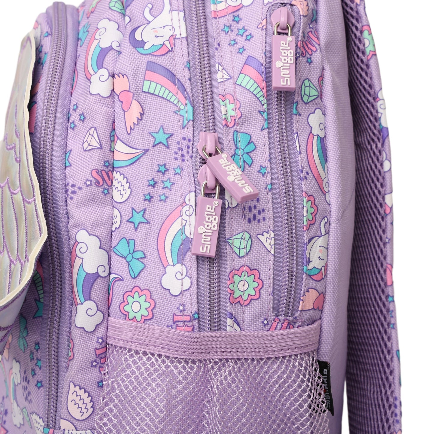 SMIGGLE Junior Backpack Unicorn Hoodie Bag
