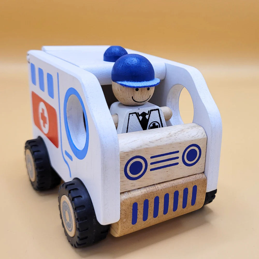 Wooden Ambulance for kids