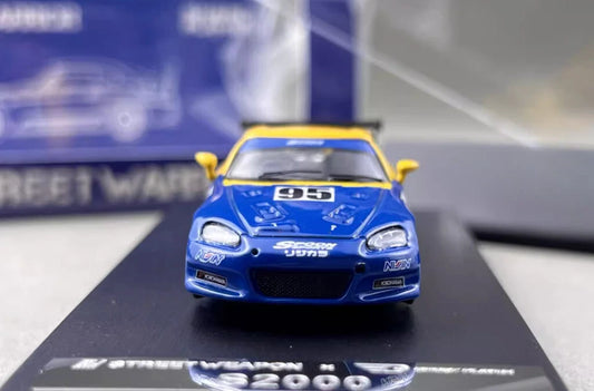 1/64 STREET WARRIOR HONDA S2000 SPOON LIVERY DIECAST CAR MODEL 599 MADE