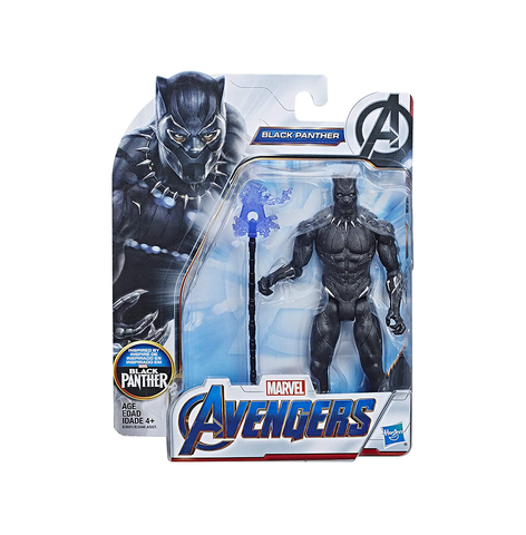 Marvel Avengers Avengers End Game Black Panther Super Hero Action Figure Toy (6 Inches, Multicolor)