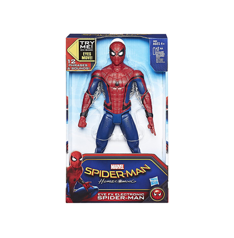 Marvel Spider Man Talking Figure (12 Inch, Multicolour)
