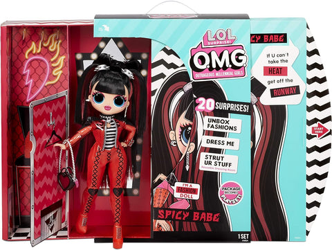 L.O.L. Surprise! OMG Spicy Babe Fashion - Dress Up Doll Set with 20 Surprises