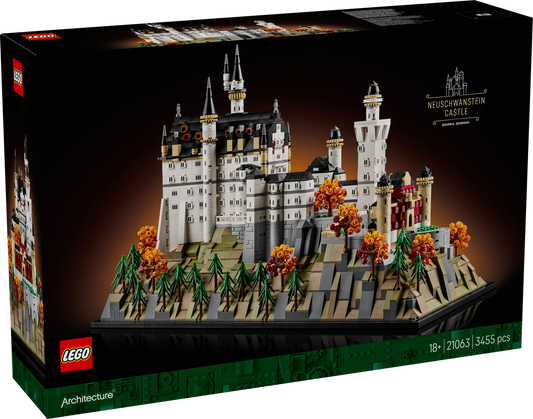 Architecture Neuschwanstein Castle Collectible for Adults 21063 Building Kit