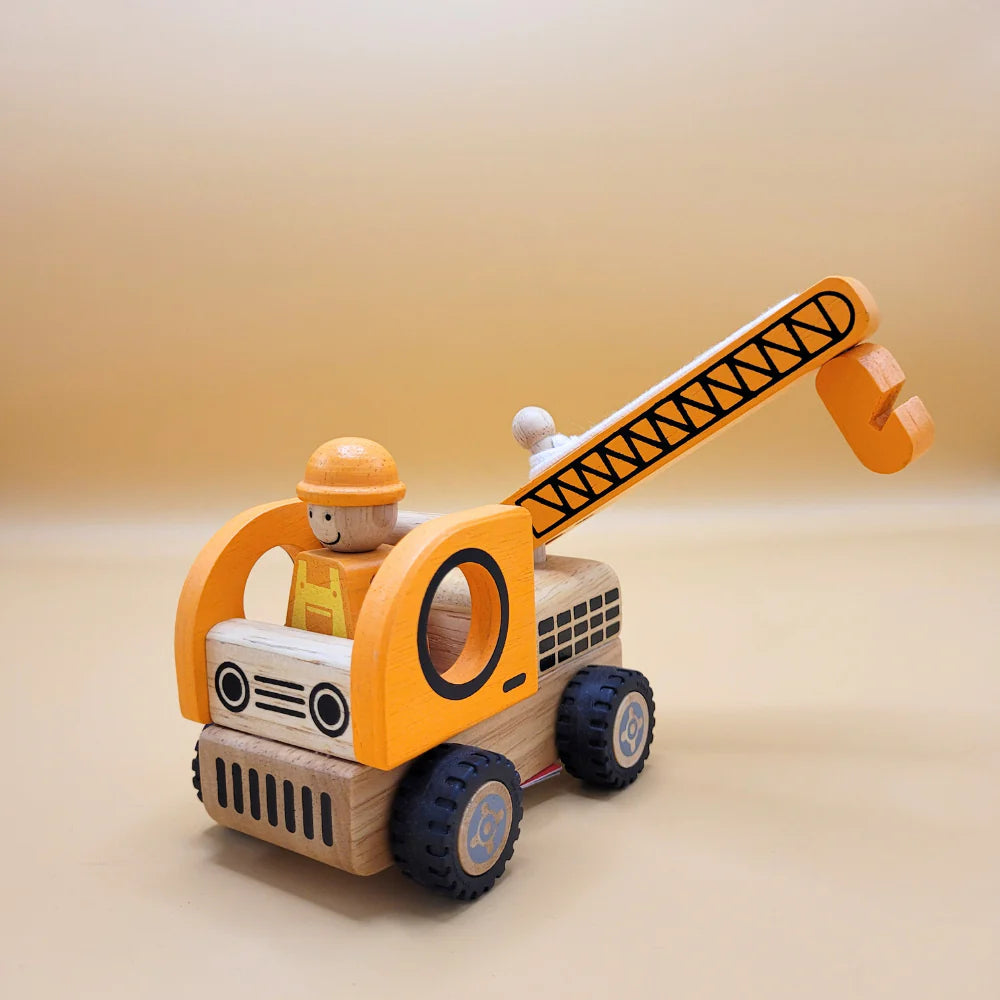 Wooden Crane| Wooden Toy - I'm Toy | Pretend Play
