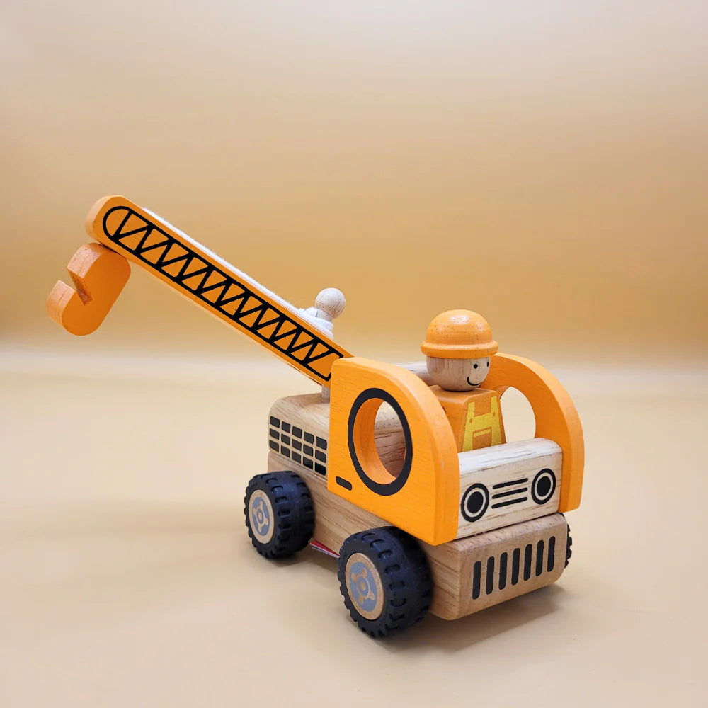Wooden Crane| Wooden Toy - I'm Toy | Pretend Play