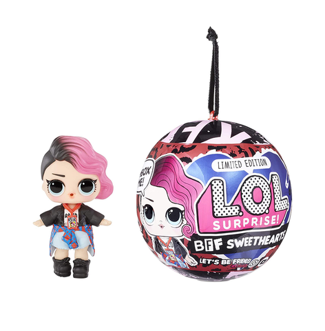 LOL Surprise BFF Sweethearts Rocker Doll with 7 Surprises, Surprise Doll, Accessories