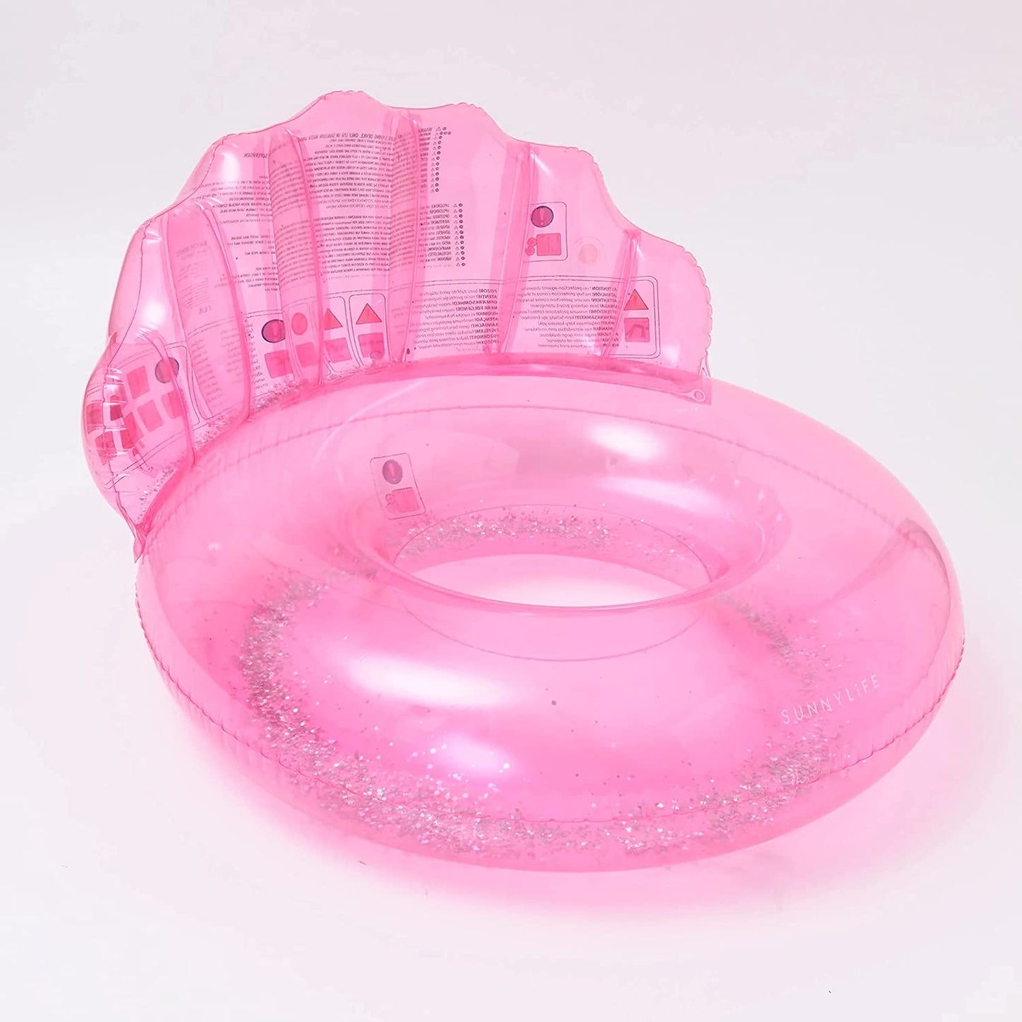 Luxe Pool Ring | Shell Bubblegum