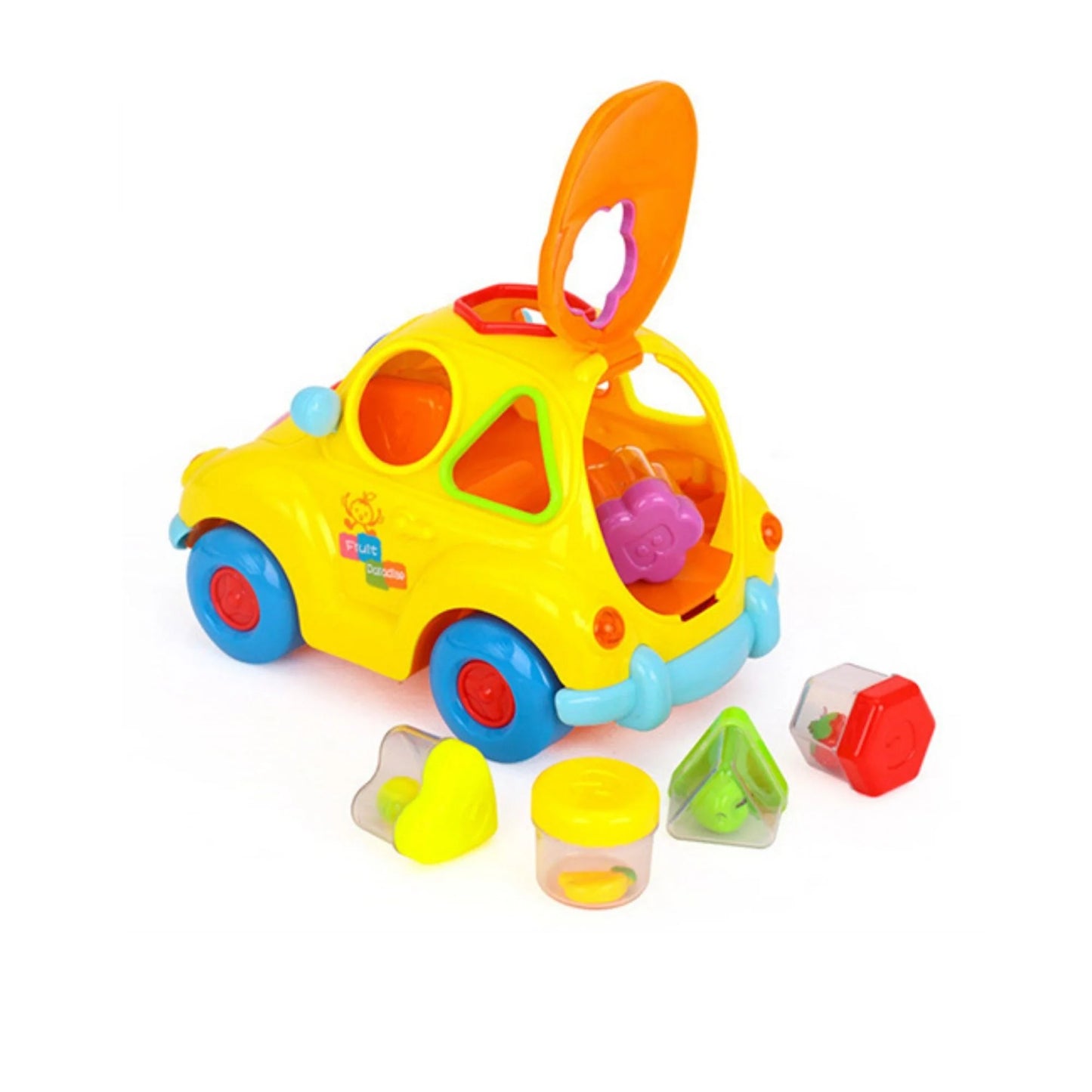 Hola Musical Super Fun Shape Sorter Fruit Car