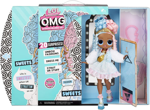 L.O.L. Surprise! OMG Sweets Fashion Doll - Dress Up Doll Set with 20 Surprises