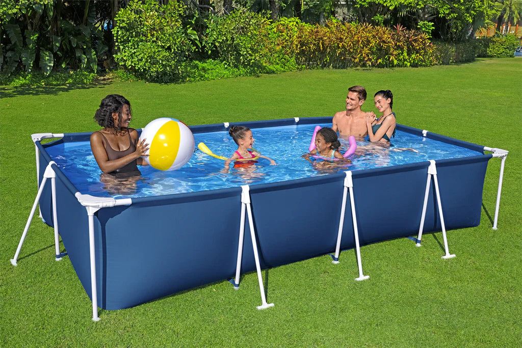 BESTWAY (56424) PORTABLE SWIMMING POOL FOR ADULTS 13.12 FT X 6.92 FT X 2.62 FT / 4.00M X 2.11M X 81CM