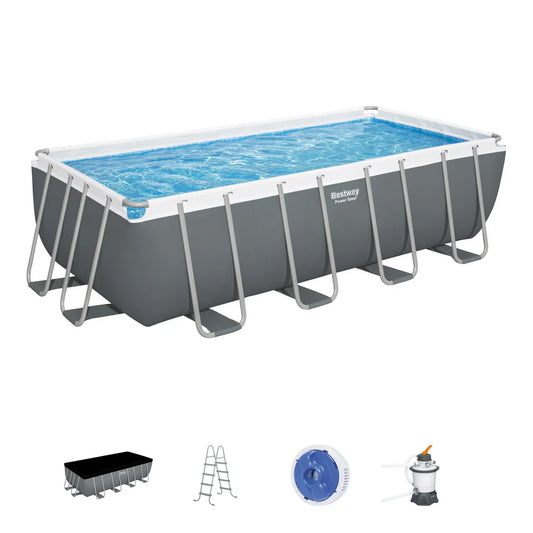 56671 BESTWAY 16' X 8' X 48" PORTABLE RECTANGULAR SWIMMING POOL