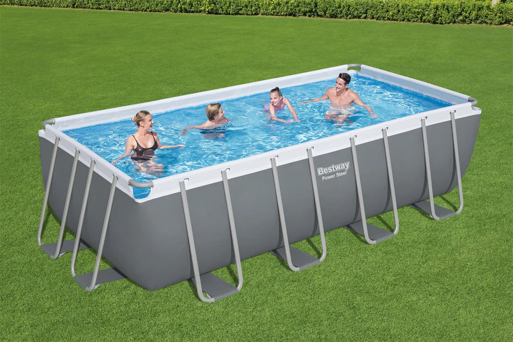 56671 BESTWAY 16' X 8' X 48" PORTABLE RECTANGULAR SWIMMING POOL