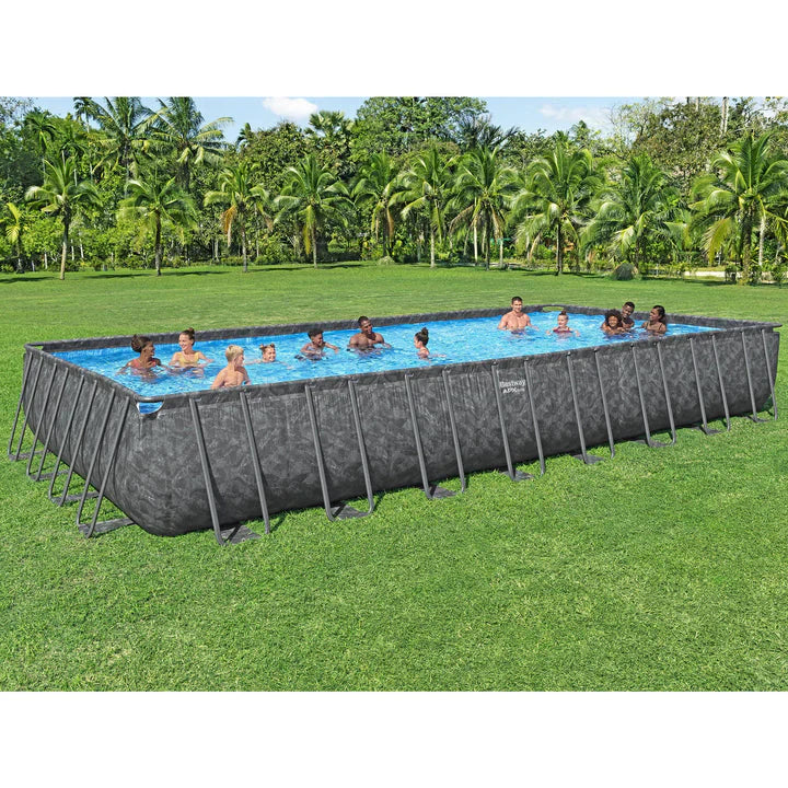 BESTWAY 31'4" X 16' X 52"/9.56M X 4.88M X 1.32M RECTANGULAR POOL SET