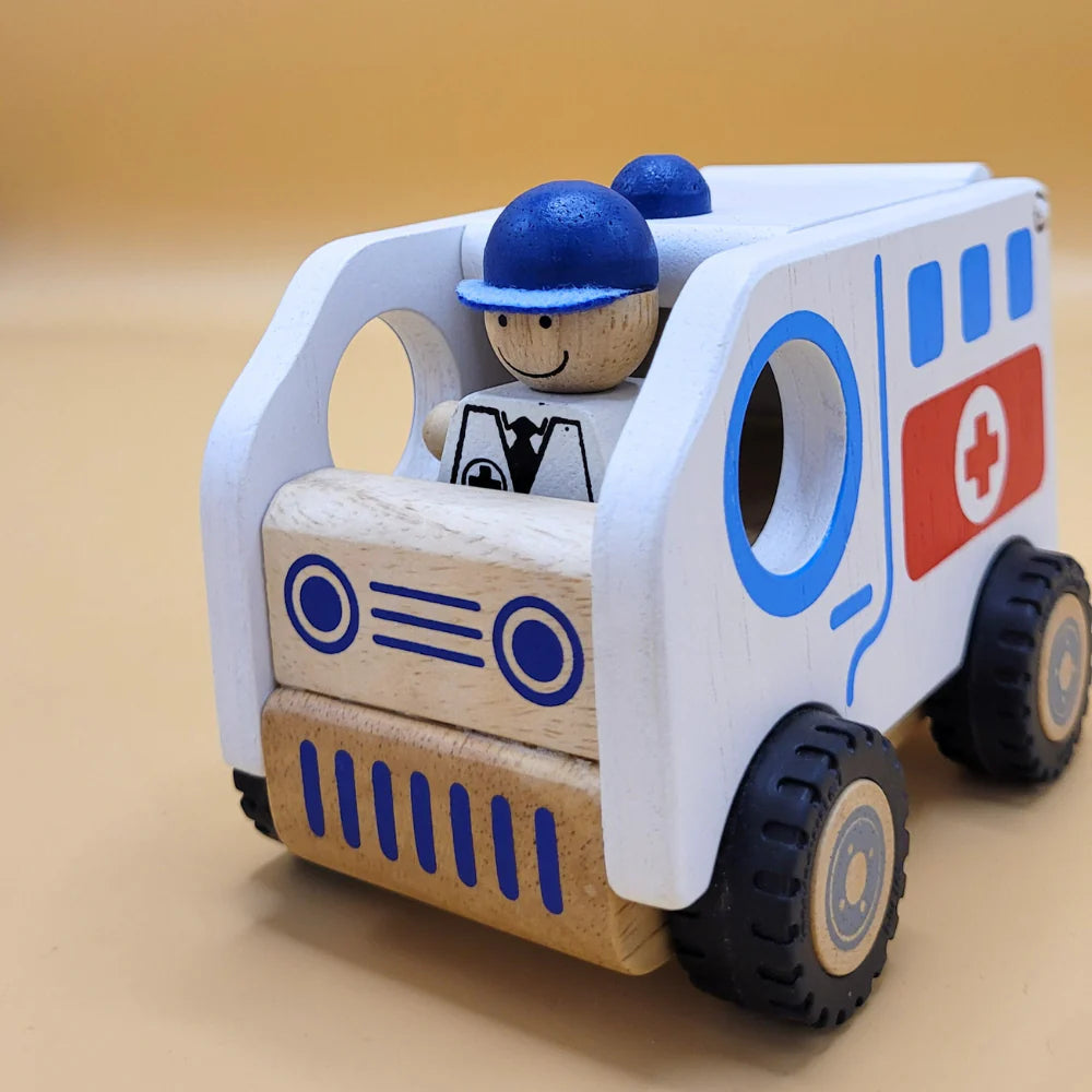 Wooden Ambulance for kids