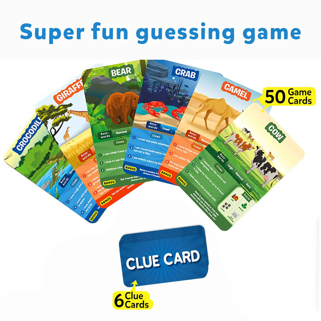 SKILLMATICS Guess in 10: Animal Kingdom | Trivia card game (ages 6+)