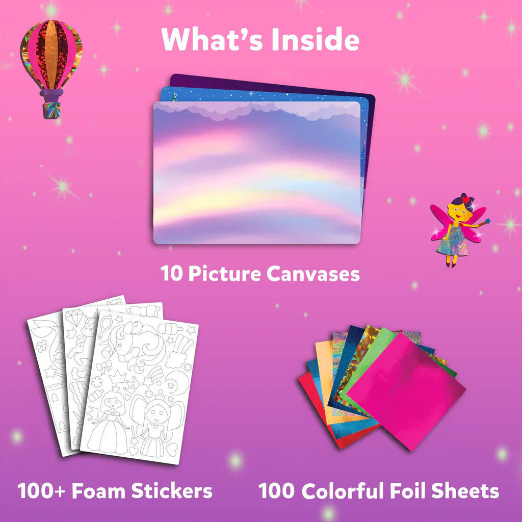 SKILLMATICS Foil Fun: Unicorns & Princesses | No Mess Art Kit (ages 4-9)
