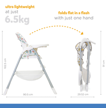 Joie Mimzy Snacker Flea Market Design High Chair(6 Month to 15 Kgs)