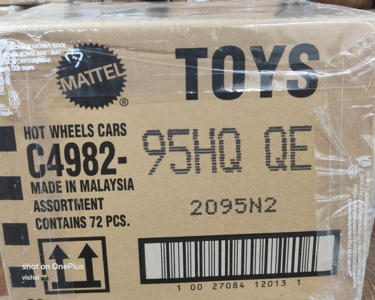 Hot Wheels 2025 Factory-Sealed Case Q E   – 72 Die-Cast Cars by Mattel (Brand New Box)