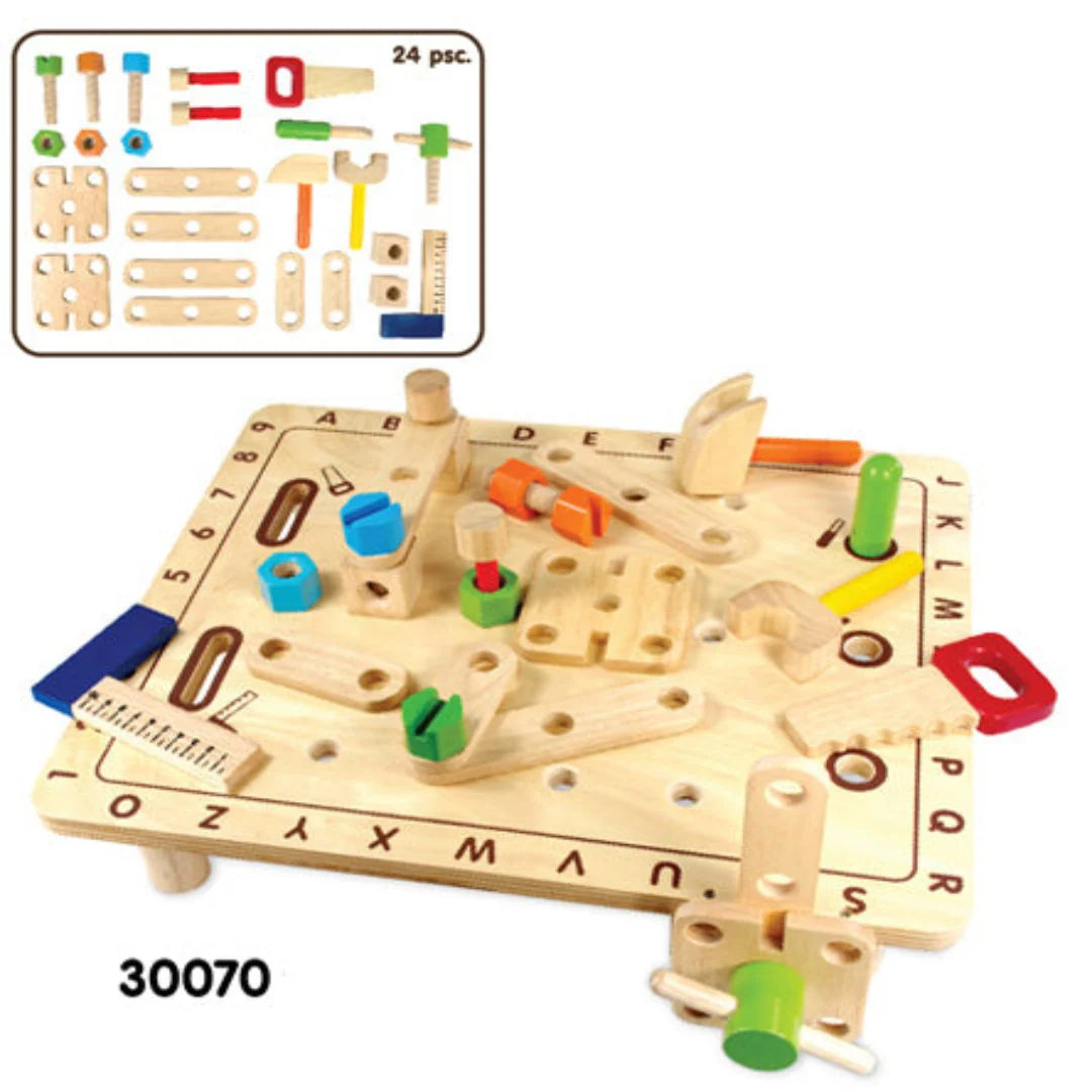 ABC Work Bench| Wooden educational toys for kids