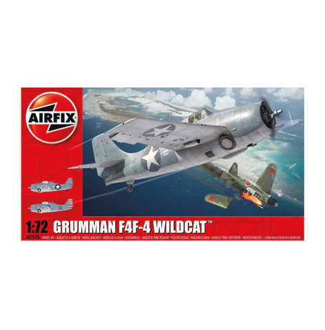 A02052A Grumman F4F-4 Wildcat Scale Model Kit (1:72) | Airfix