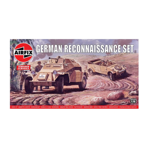 A02312V German Reconnaissance Set Scale Model Kits (1:76) | Airfix