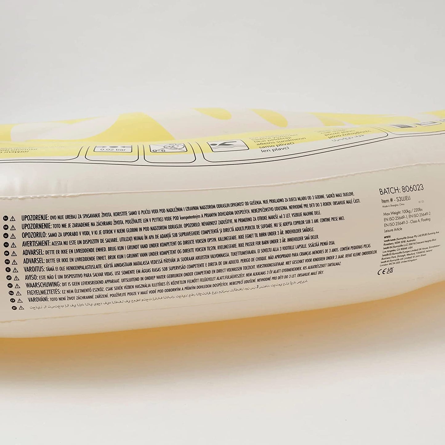 Luxe Lie-On Float | Limon Butter
