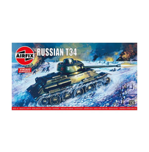 A01316V Russian T34 Scale Model Kit (1:72) | Airfix