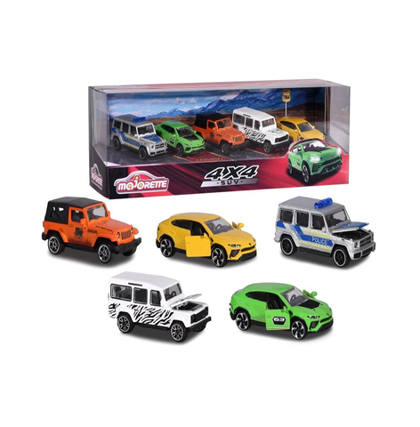Majorette SUV 5 Pieces Cars Giftpack