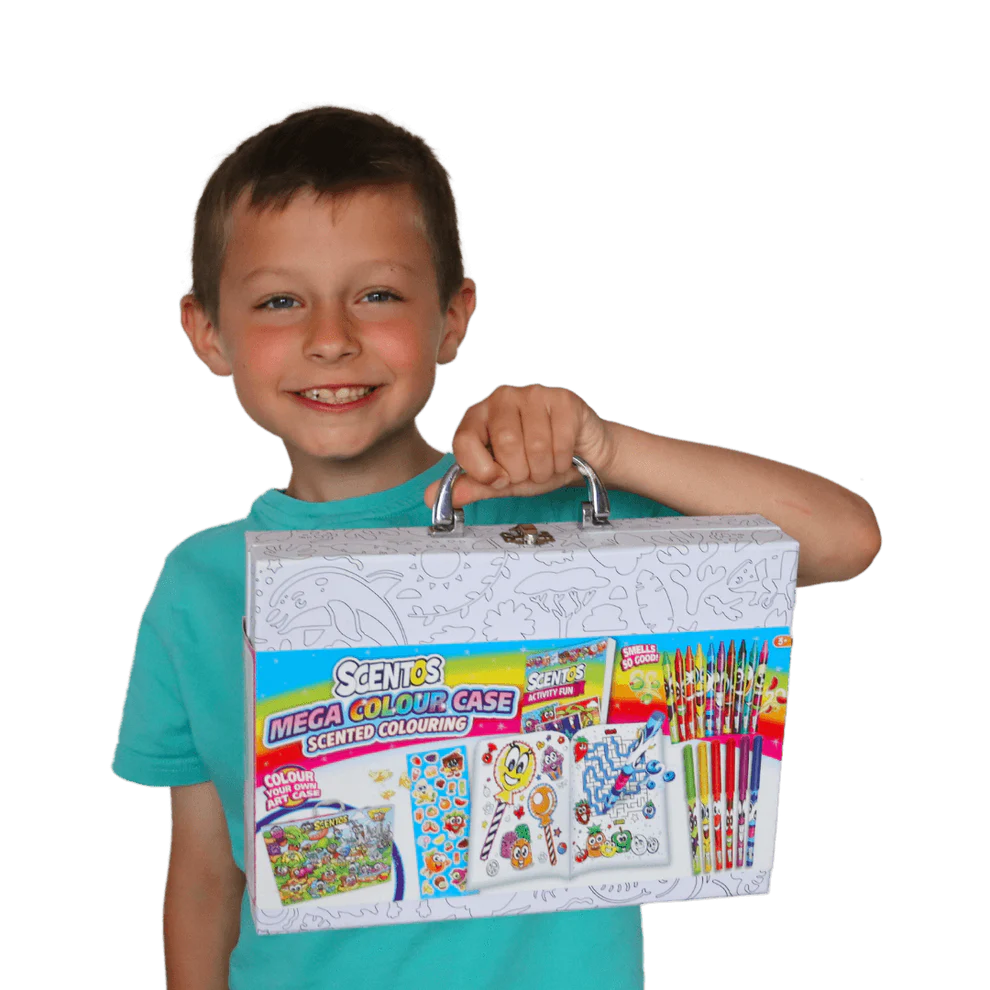 Scentos Colour-In Mini Case Mega Colouring