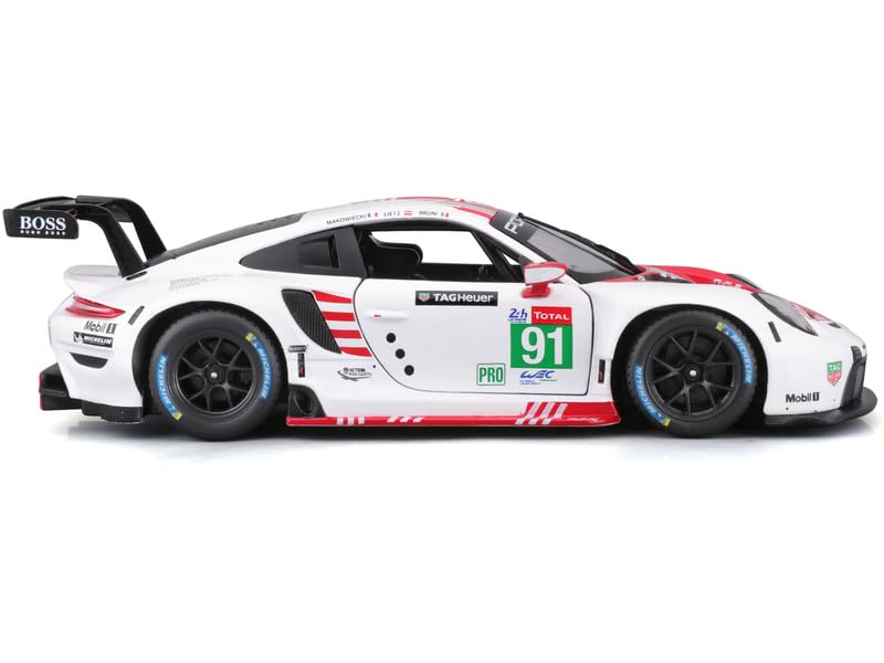 Bburago - 1/24 Scale Model Compatible with Porsche 911 RSR LM Replica Sports Car Model 2020
