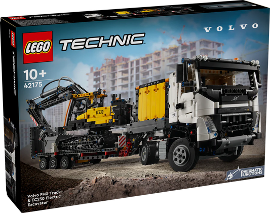 LEGO Technic Volvo FMX Truck & EC230 Electric Excavator 42175