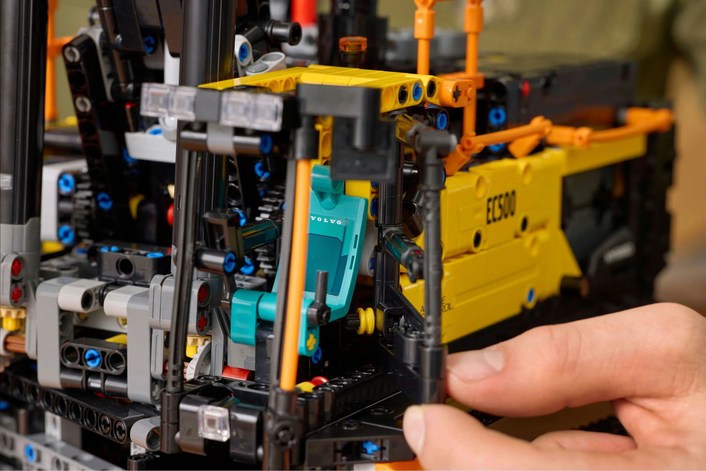 Technic Volvo EC500 Hybrid Excavator Set, Gift for Adults 42215 Building Kit