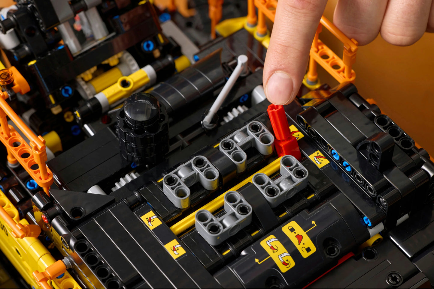 Technic Volvo EC500 Hybrid Excavator Set, Gift for Adults 42215 Building Kit