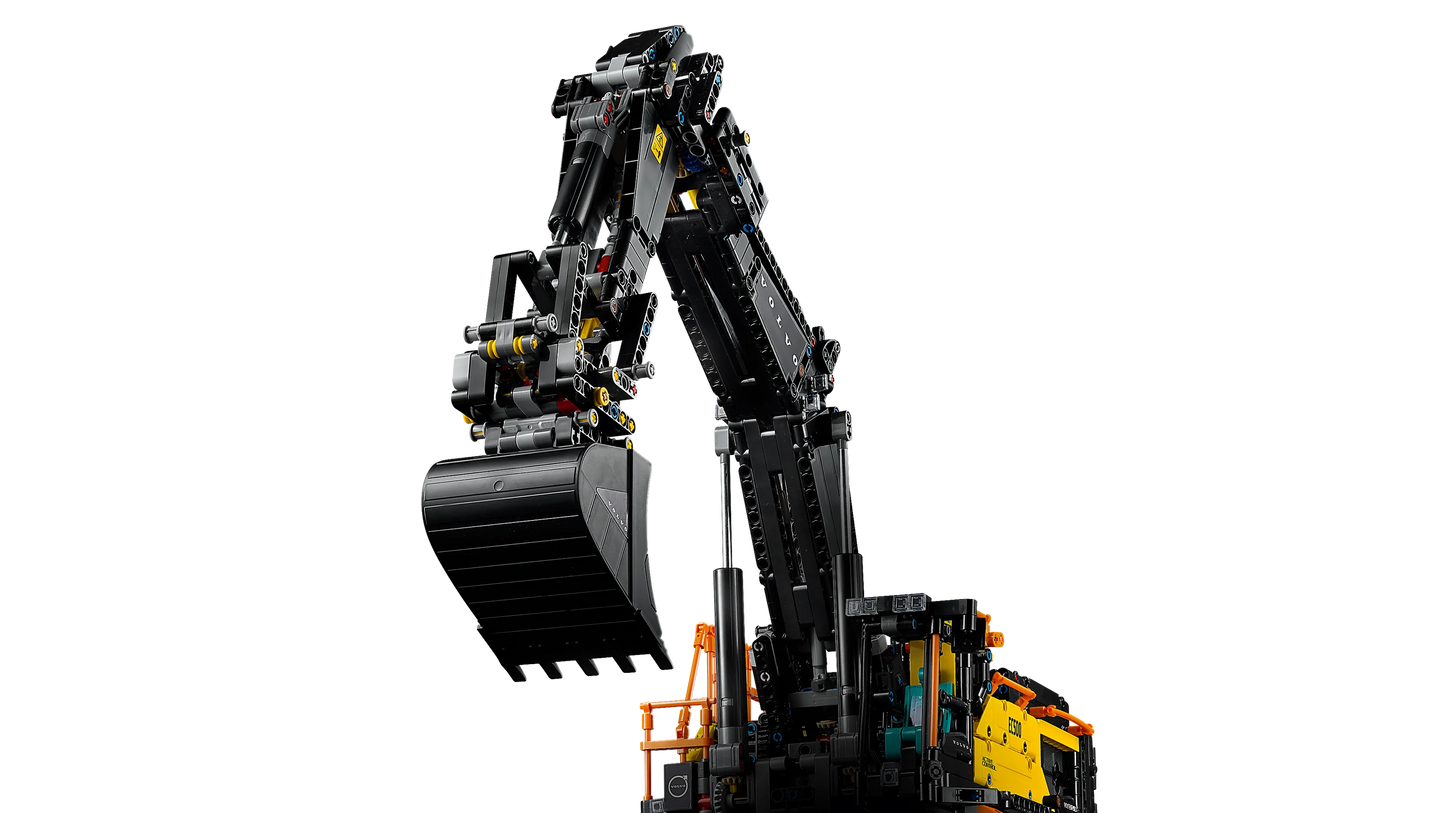 Technic Volvo EC500 Hybrid Excavator Set, Gift for Adults 42215 Building Kit