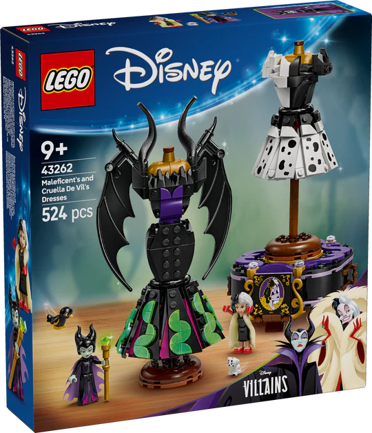 lego Disney Villains Maleficent’s and Cruella De Vil’s Dresses 43262