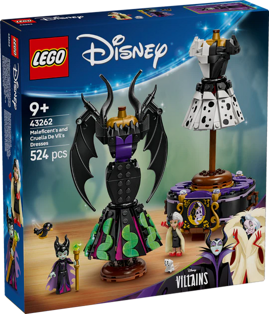 lego Disney Villains Maleficent’s and Cruella De Vil’s Dresses 43262