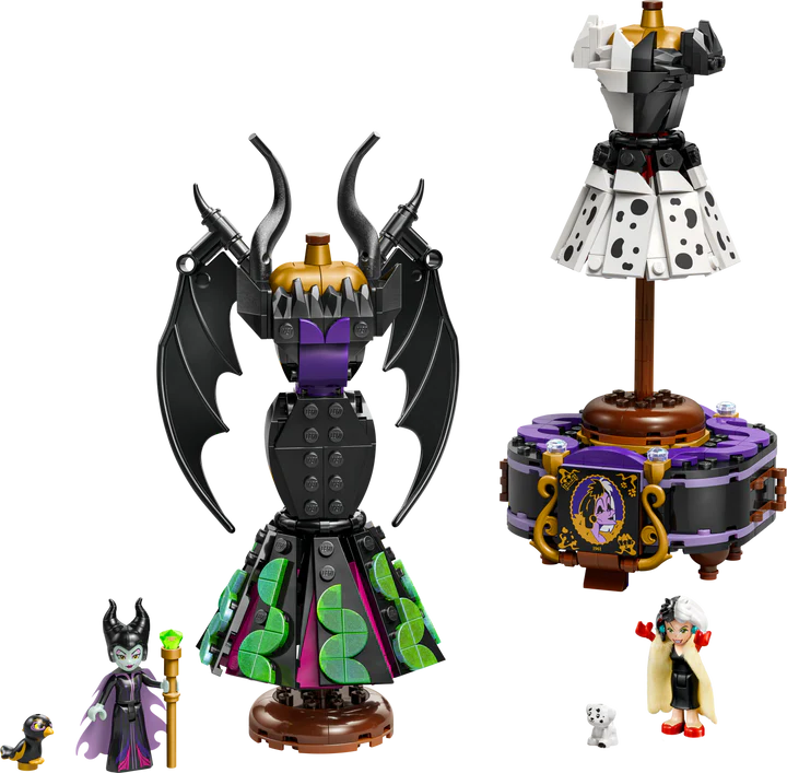 lego Disney Villains Maleficent’s and Cruella De Vil’s Dresses 43262