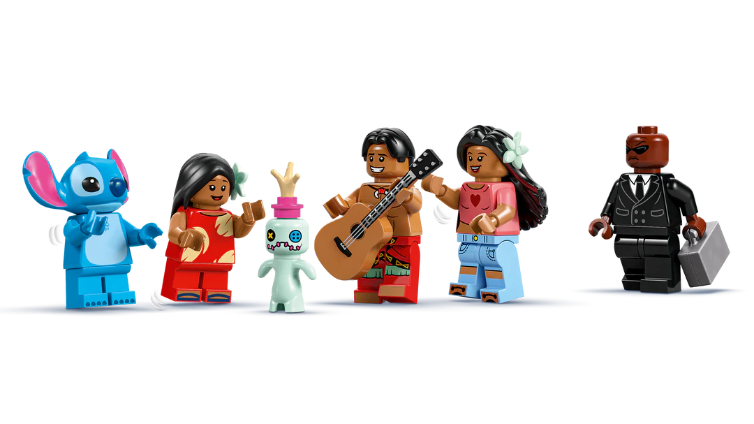 LEGO Disney Lilo and Stitch Beach House Building Kit Playset 43268