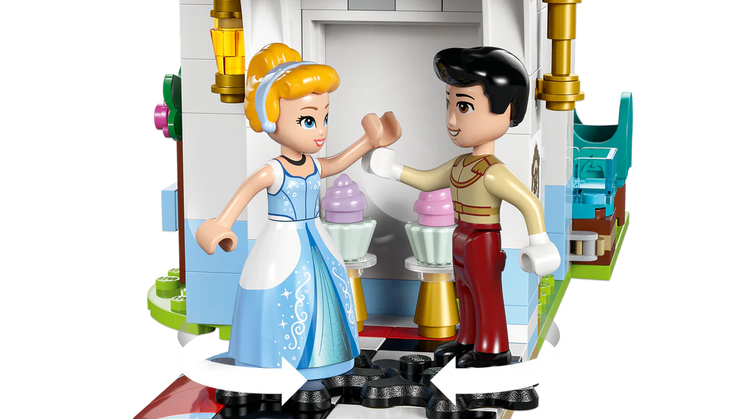 LEGO Disney Princess Cinderella’s Castle & Horse Carriage Building Set 43275