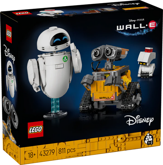 LEGO Disney and Pixar WALL-E and EVE Animated Film 43279