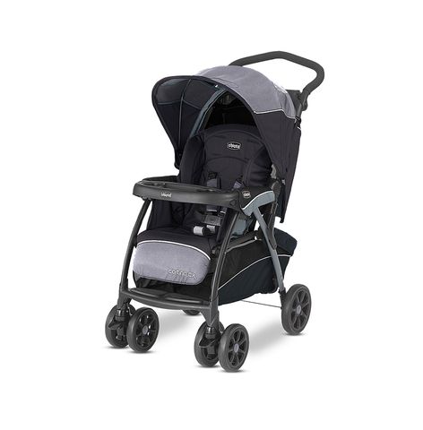 Chicco Cortina CX Stroller With 8-Reclining Positions, Pram For Boys And Girls, For Babies 0-4 Years (Iron)
