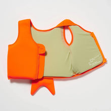 Swim Vest 3-6 | Sonny The Sea Creature Neon Orange