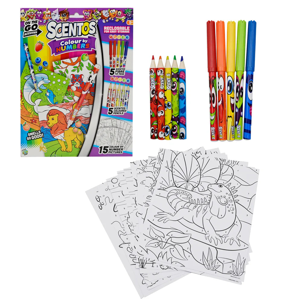 Scentos On The Go Colour By Numbers