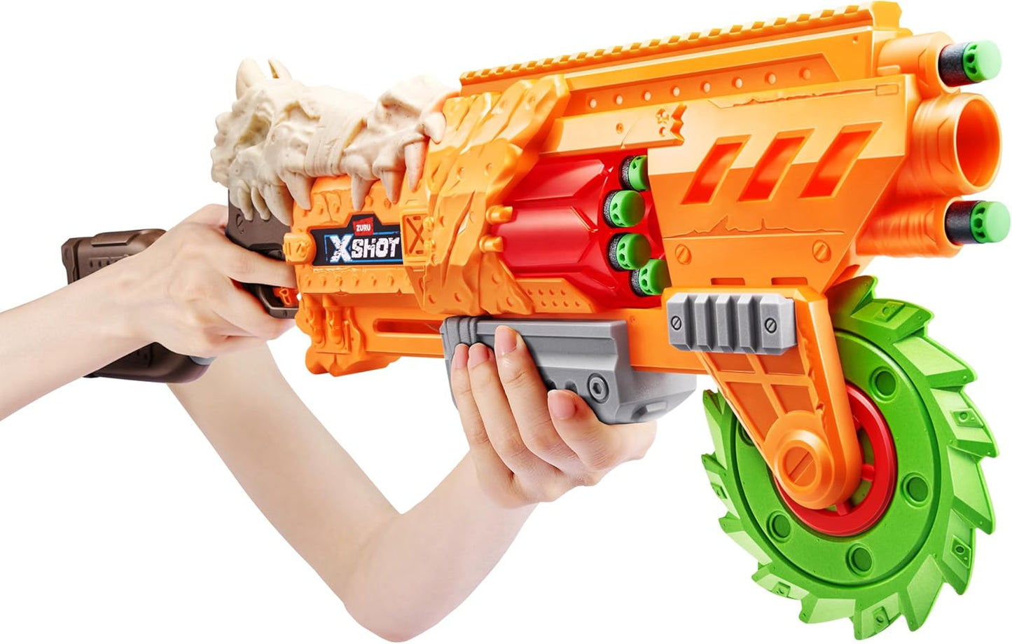 XSHOT Insanity HorrorFire Doomsday by Zuru with 16 Darts, Air Pocket Technology Darts and Dart Storage