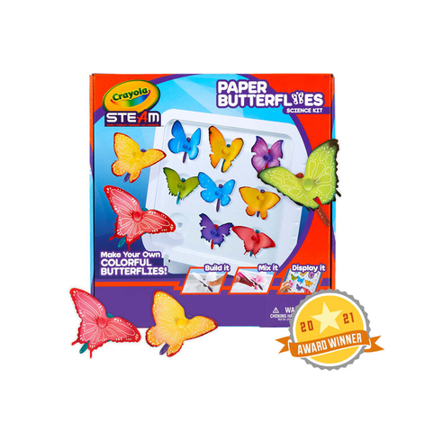 CRAYOLA STEAM Paper Butterfly Science Kit