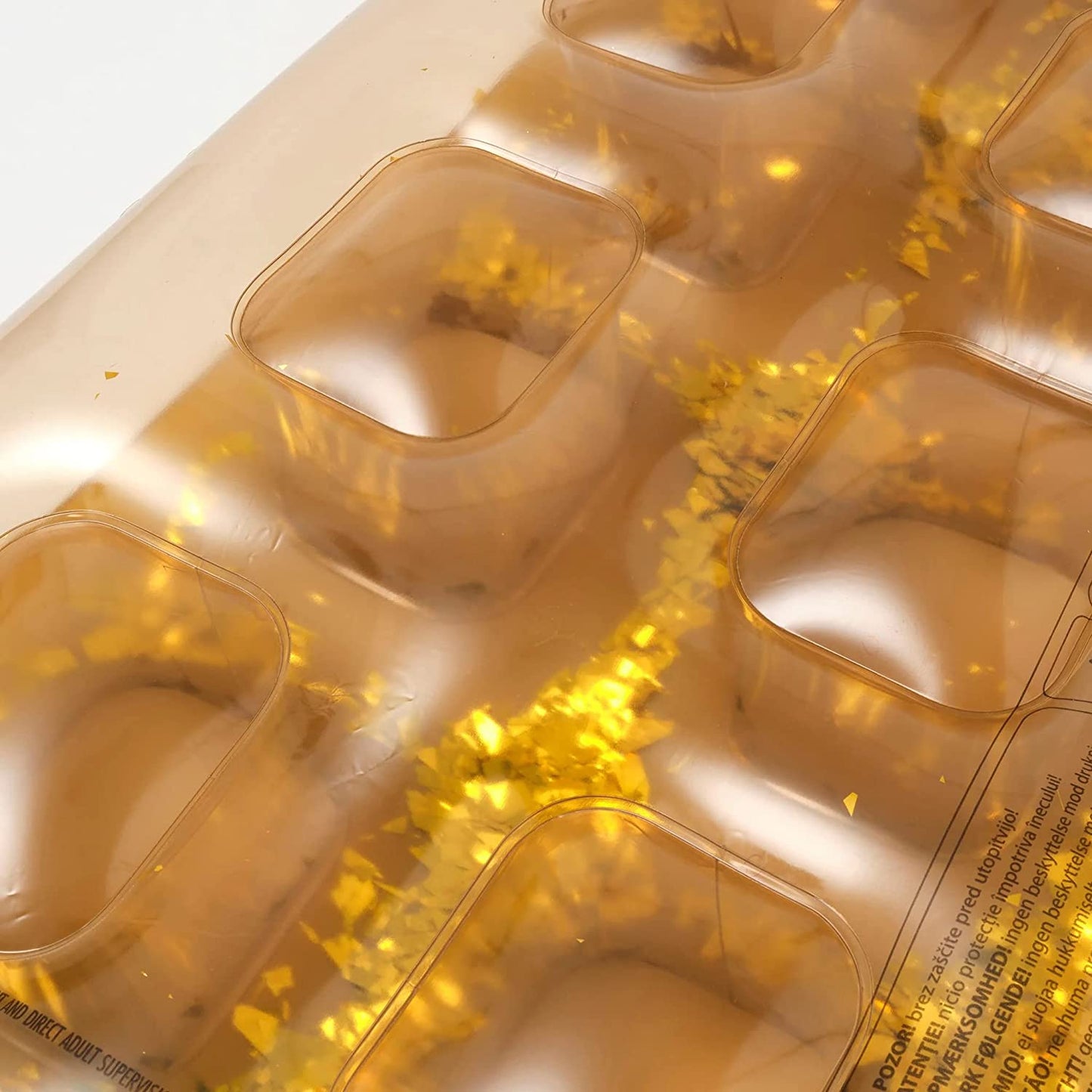 PVC Retro Lie-On | Disco Gold