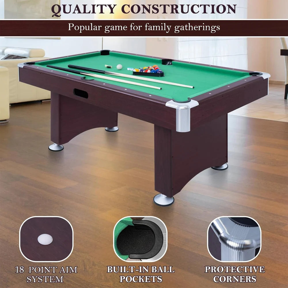 6 Foot Pool Table