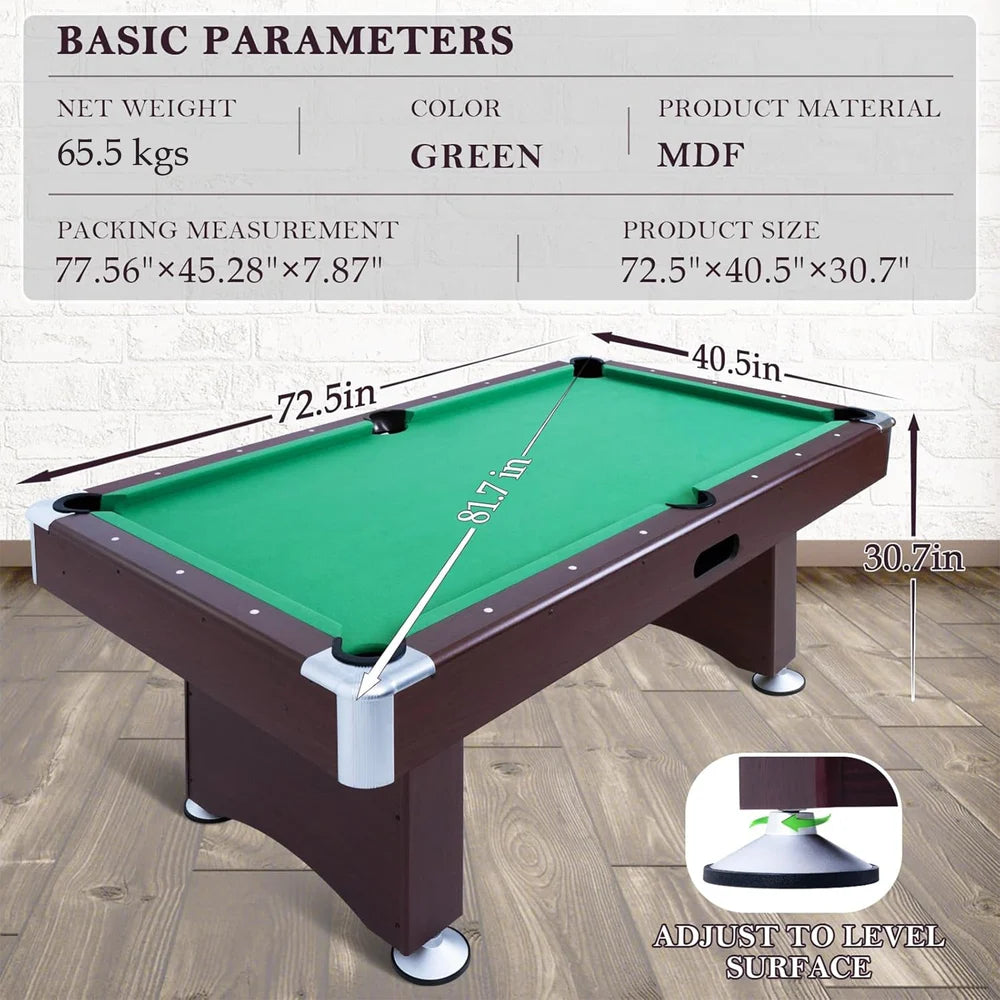 6 Foot Pool Table
