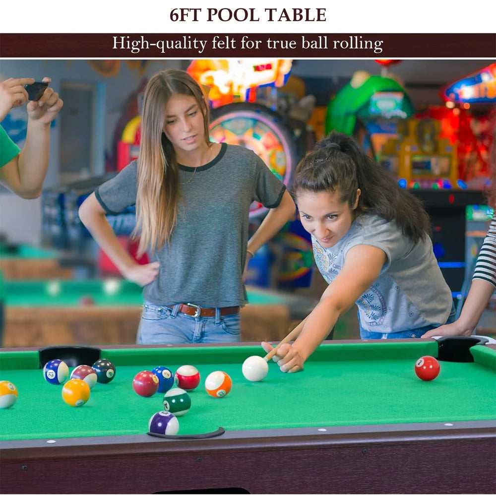 6 Foot Pool Table