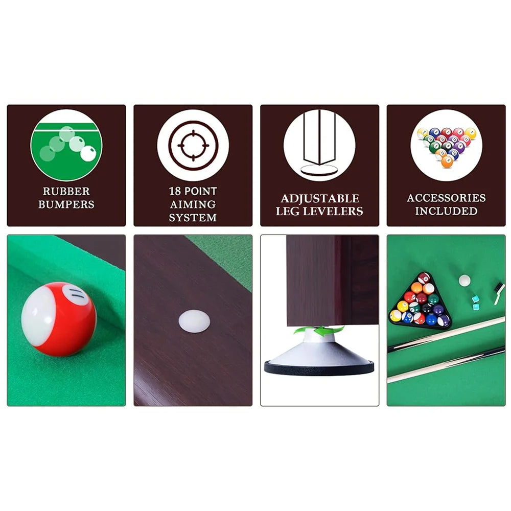 6 Foot Pool Table